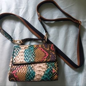 RAINBOW SNAKE MINI CROSSBODY BAG